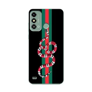 Чехлы Бренд GUCCI для ZTE Blade A53 (Змей Гуччи)