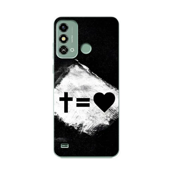 Чехол с рисунком «Значки 2» для ZTE Blade A53