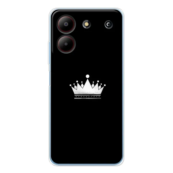 Чехол с рисунком «Белая корона» для ZTE Blade A54 Чехол с рисунком «Белая корона» для ZTE Blade A54