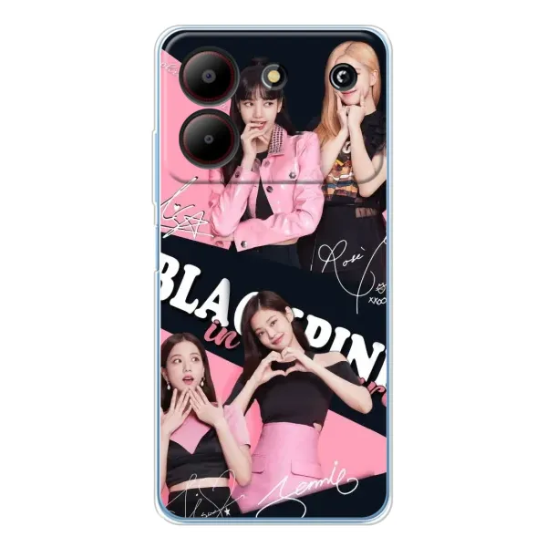 Чехол с рисунком «BLACKPINK» для ZTE Blade A54 Чехол с рисунком «BLACKPINK» для ZTE Blade A54