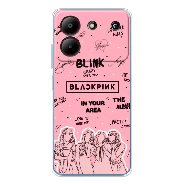 Чехол с рисунком «Blink» для ZTE Blade A54 Чехол с рисунком «Blink» для ZTE Blade A54