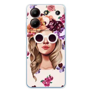 Чохол з картинкою Модні Дівчата ZTE Blade A54 (Дівчина в окулярах)