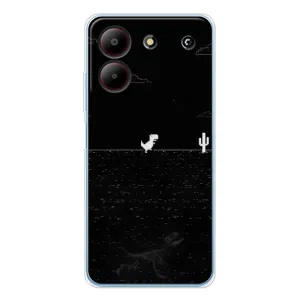 Чехол с рисунком «Динозаврик» для ZTE Blade A54