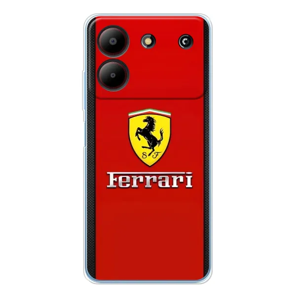 Чехол с рисунком «Ferrari Logo» для ZTE Blade A54 Чехол с рисунком «Ferrari Logo» для ZTE Blade A54