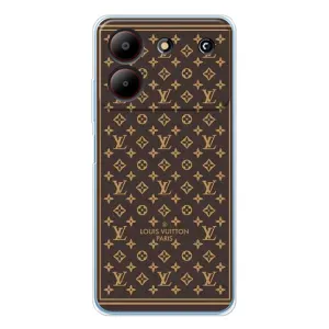 Силиконовый чехол для ZTE Blade A54 (ФОН Louis Vuitton Paris)