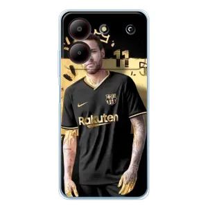 Силиконовый Чехол ZTE Blade A54 (Gold Neymar)