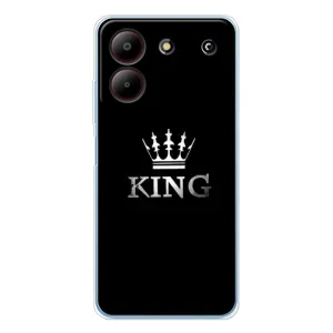 Чохол (Корона на чорному фоні) для ЗТЕ Блейд А54 (KING)