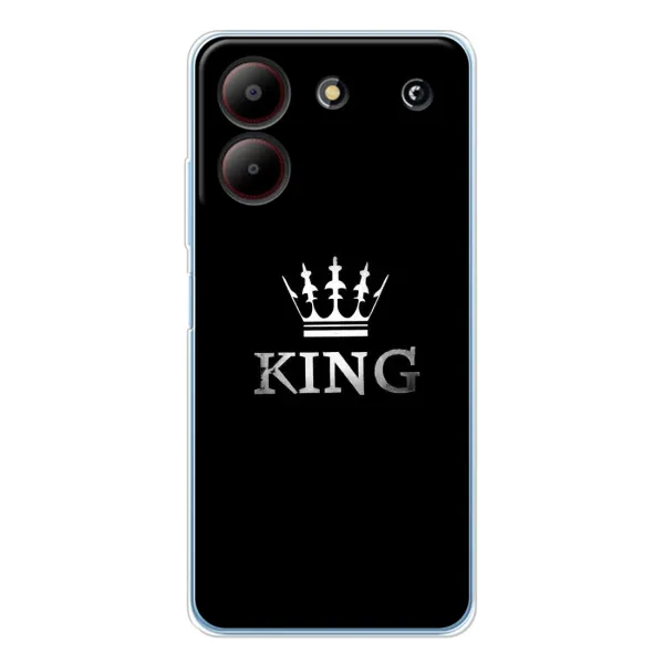 Чехол с рисунком «KING» для ZTE Blade A54 Чехол с рисунком «KING» для ZTE Blade A54