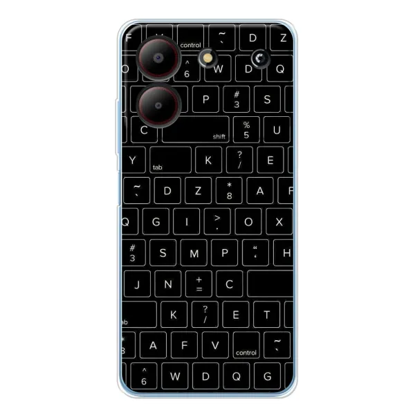 Чехол с рисунком «Клавиатура» для ZTE Blade A54 Чехол с рисунком «Клавиатура» для ZTE Blade A54