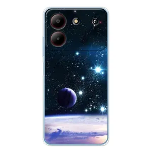 Чохол (ТПУ) з планетами на ZTE Blade A54 (Космічний вид)