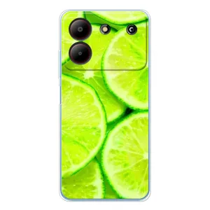 Чехол с изображением вкусной еды для ZTE Blade A54 (Лайм)