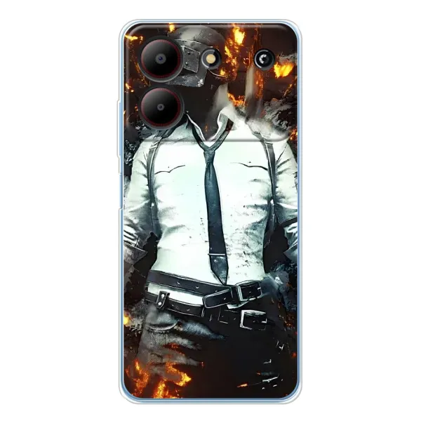 Чехол с рисунком «Man Пубг» для ZTE Blade A54