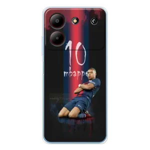 Чехол (TPU) с Футболистом на ZTE Blade A54 (MBAPPE 10)