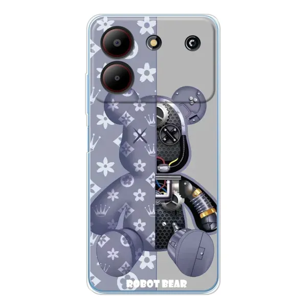 Чехол с рисунком «Медведь Louis Vuitton» для ZTE Blade A54