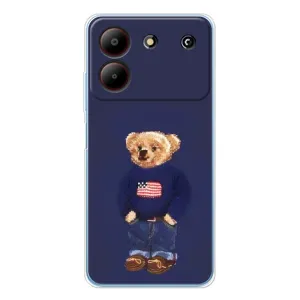 Чехлы Мишка Тедди для ЗТЕ Блэйд А54 (Мишка USA)
