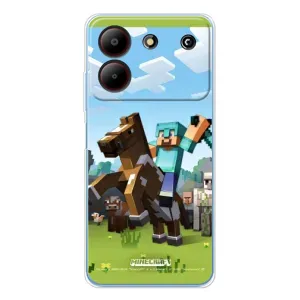 Чохли для ZTE Blade A54 (Персонажі МайнКрафт) (На коні)