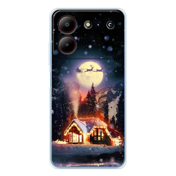 Чехол с рисунком «Настроение зимнее» для ZTE Blade A54 Чехол с рисунком «Настроение зимнее» для ZTE Blade A54