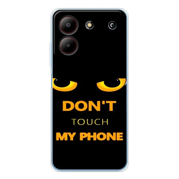 Чехол с рисунком «Не трогай мой телефон» для ZTE Blade A54 Чехол с рисунком «Не трогай мой телефон» для ZTE Blade A54