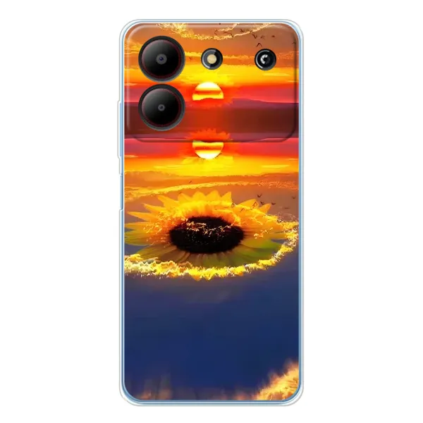 Чехол с рисунком «Небо подсолнух» для ZTE Blade A54 Чехол с рисунком «Небо подсолнух» для ZTE Blade A54