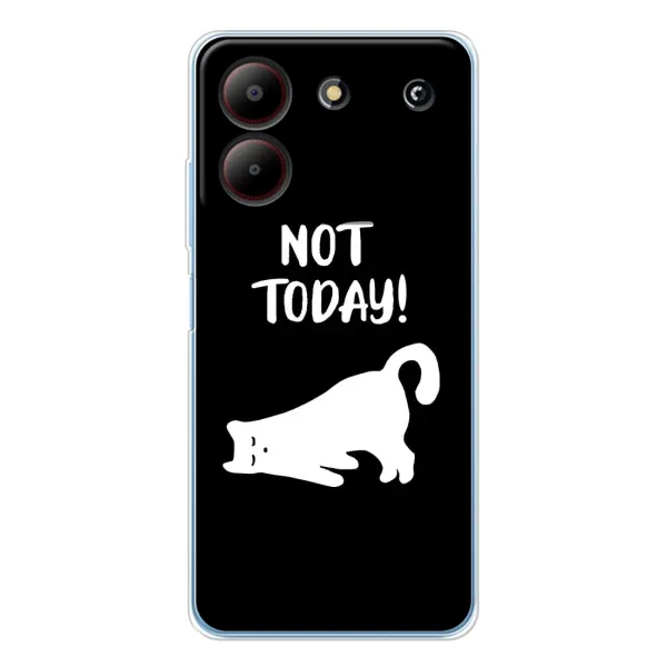 Чехол с рисунком «Not Today» для ZTE Blade A54 Чехол с рисунком «Not Today» для ZTE Blade A54