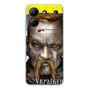 Чехол с картинкой (Патриотический КОЗАК) на ZTE Blade A54 (Одноглазый Козак)