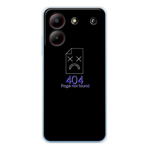 Чехол с рисунком «Ошибка 404» для ZTE Blade A54 Чехол с рисунком «Ошибка 404» для ZTE Blade A54