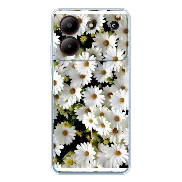 Чехол с рисунком «Рамка в ромашках» для ZTE Blade A54 Чехол с рисунком «Рамка в ромашках» для ZTE Blade A54