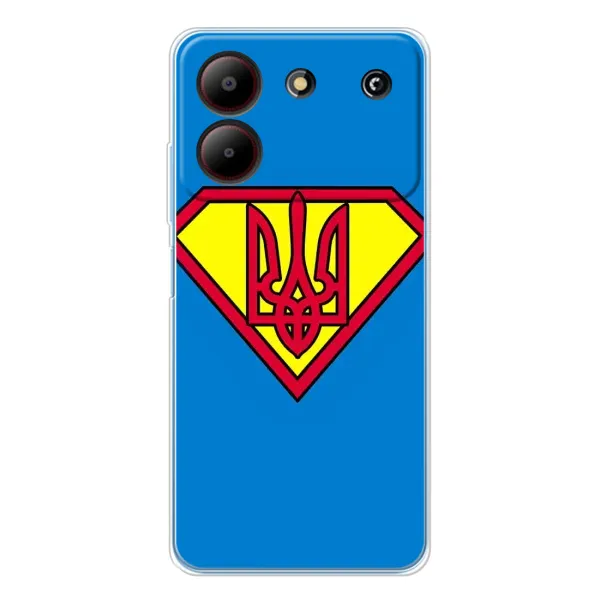 Чехол с рисунком «Super - Герб» для ZTE Blade A54 Чехол с рисунком «Super - Герб» для ZTE Blade A54