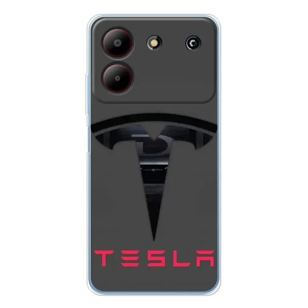 Чехол с рисунком «Logo TESLA» для ZTE Blade A54 Чехол с рисунком «Logo TESLA» для ZTE Blade A54