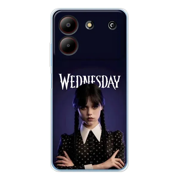 Чехол с рисунком «Wednesdey» для ZTE Blade A54 Чехол с рисунком «Wednesdey» для ZTE Blade A54