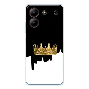 Чохол (Корона на чорному фоні) для ЗТЕ Блейд А54 (Золота корона)