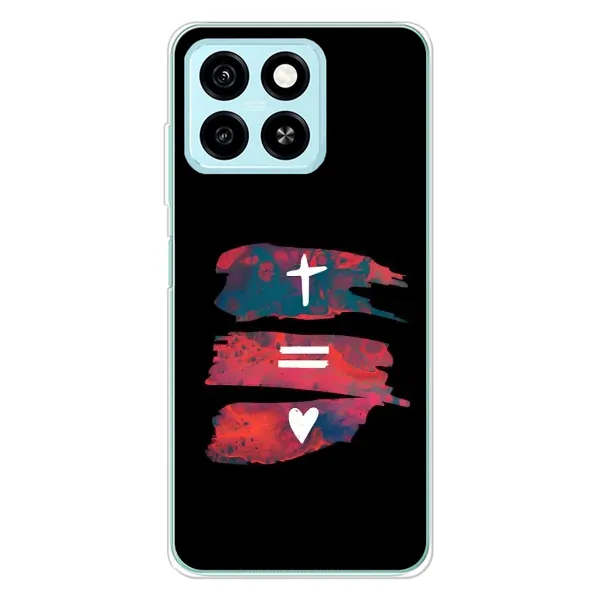 Чехол с рисунком «Атрибутика» для ZTE Blade A55
