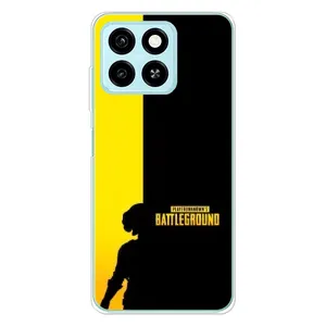 Чехол (TPU) с картинкой "Лого Пабг" на ЗТЕ Блейд А55 (Battlegrounds)