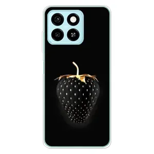 Чохол з зображенням смачної їжі для ZTE Blade A55 (Чорна полуниця)