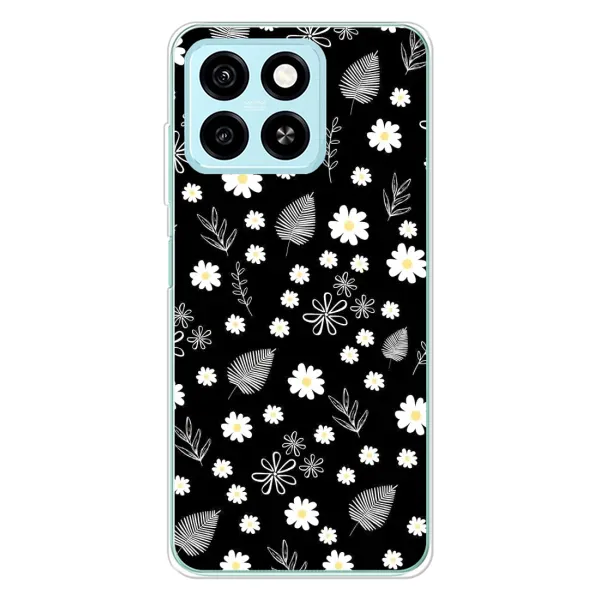 Чехол с рисунком «цветение на чорном» для ZTE Blade A55 Чехол с рисунком «цветение на чорном» для ZTE Blade A55