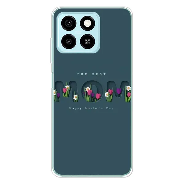 Чехол с рисунком «Ко дню мамы» для ZTE Blade A55 Чехол с рисунком «Ко дню мамы» для ZTE Blade A55