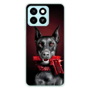 Чохол ДОБЕРМАН для ZTE Blade A55 (Доберман злий)