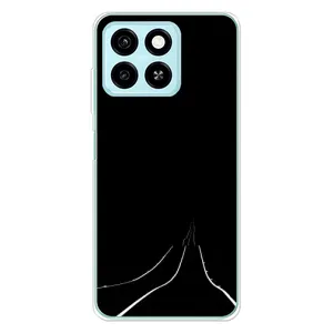 Чехол с картинками на черном фоне для ZTE Blade A55 (Дорога)