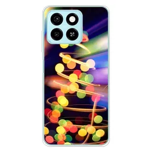 Чохол новорічна ялинка на ZTE Blade A55 (Гірлянди)