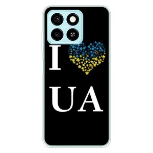 Силиконовый Чехол на ZTE Blade A55 (Я-Украина) (I Love UA)