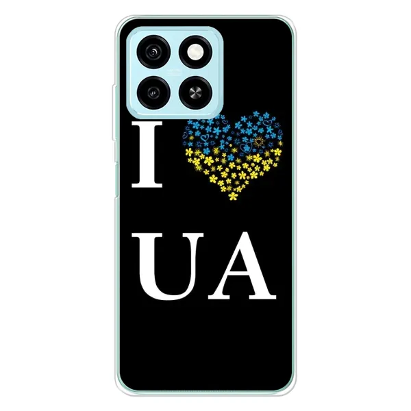 Чехол с рисунком «I Love UA» для ZTE Blade A55 Чехол с рисунком «I Love UA» для ZTE Blade A55