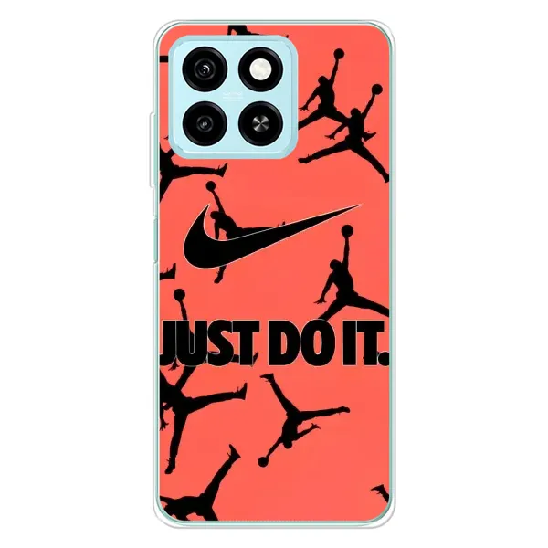 Чехол с рисунком «Just Do It» для ZTE Blade A55 Чехол с рисунком «Just Do It» для ZTE Blade A55