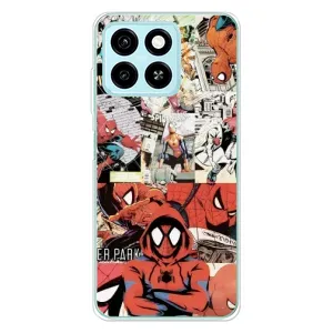 Чехол Супергерой Человека Паука на ZTE Blade A55 (Комикс Паука)