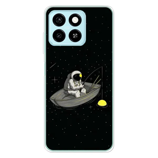 Чехол с рисунком «Космонавт на рыбалке» для ZTE Blade A55 Чехол с рисунком «Космонавт на рыбалке» для ZTE Blade A55