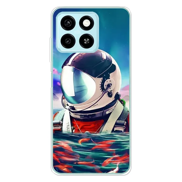 Чехол с рисунком «Космонавт в воде» для ZTE Blade A55 Чехол с рисунком «Космонавт в воде» для ZTE Blade A55