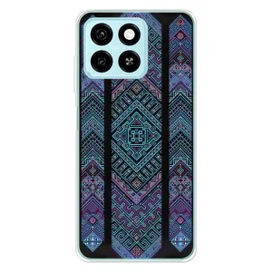 Силиконовый Чехол на ZTE Blade A55 (Крутой орнамент)