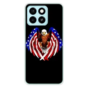 Чохол Прапор USA для ZTE Blade A55 (Крила США)