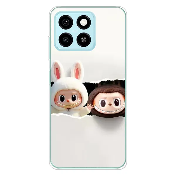 Чехол с рисунком «Фигурки Labubu» для ZTE Blade A55 Чехол с рисунком «Фигурки Labubu» для ZTE Blade A55