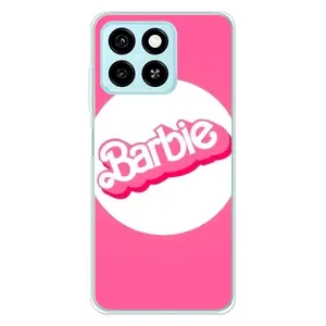 Силиконовый Чехол Барби Фильм на ZTE Blade A55 (Лого Барби)
