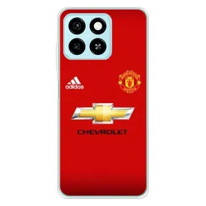 Силиконовые Чехлы принт Футбол на ZTE Blade A55 (Man United)